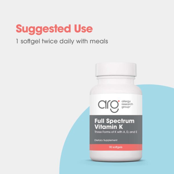 75390 Full Spectrum Vitamin K-Suggested Use