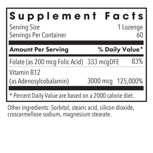 76570-1 B 12 Ingredients