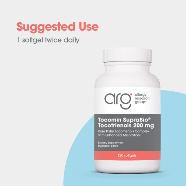 76751 Tocomin SupraBio Tocotrienols 200 mg 120 ct-Suggested Use