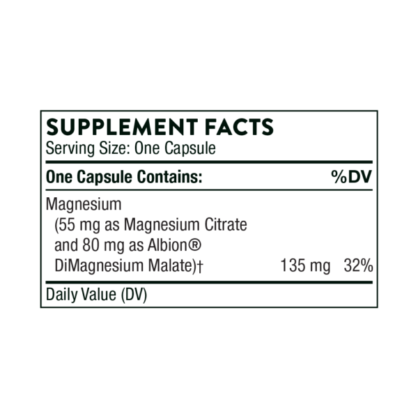 Magnesium CitraMate Ingredients