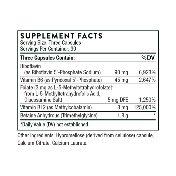 Methyl Guard Plus 90 caps Ingredients