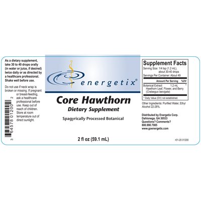 Core Hawthorn Ingredients