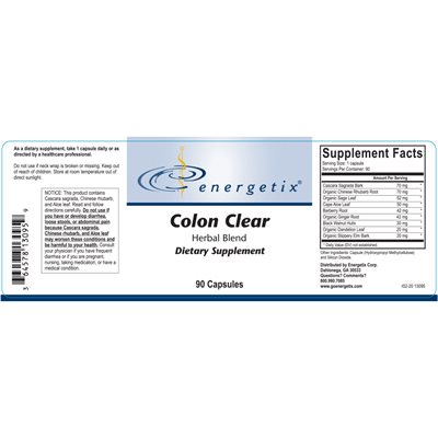 Colon Clear Ingredients