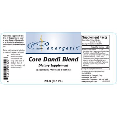 Core Dandi Blend Ingredients
