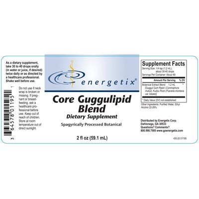 Core Guggulipid Blend Ingredients