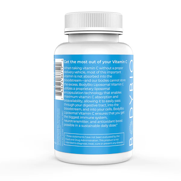 Liposomal Vitamin C Label back