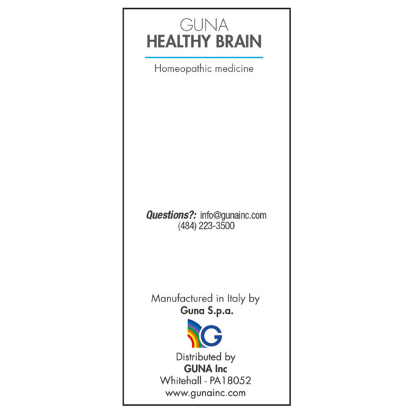 GUNA Healthy Brain contact info