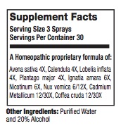 Wisdom of the Ages Wise Choice Homeopathic Spray 1 oz 1009 Ingredients