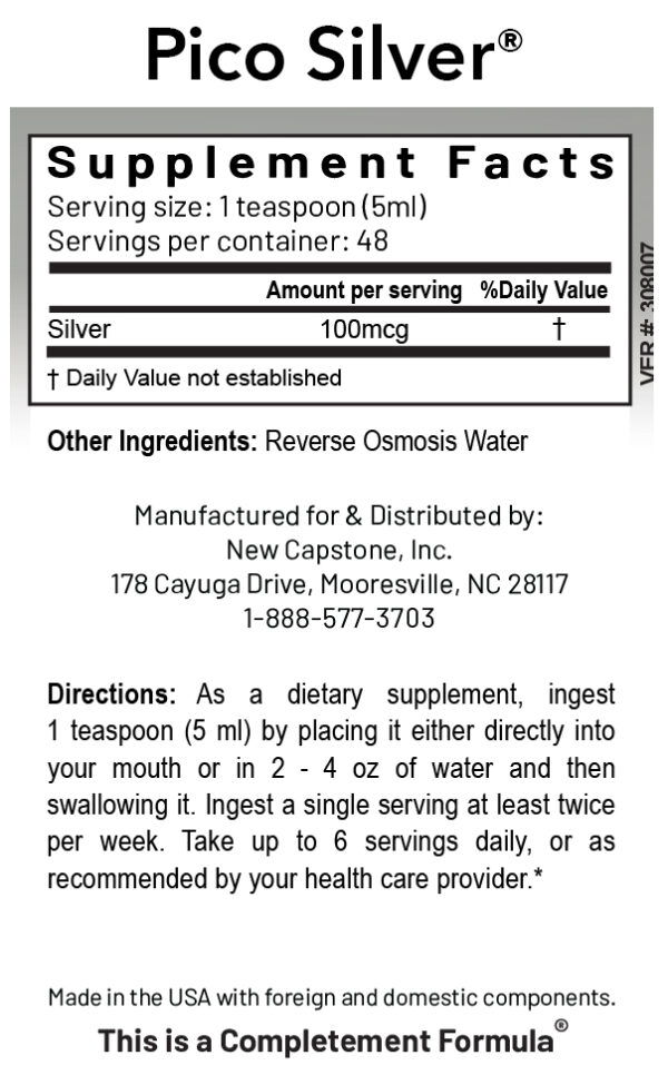 Pico Silver Ingredients