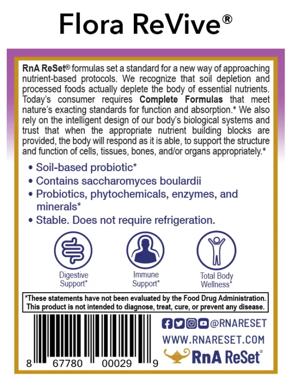 FloraRevive label