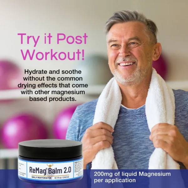 Post workout magnesium balm