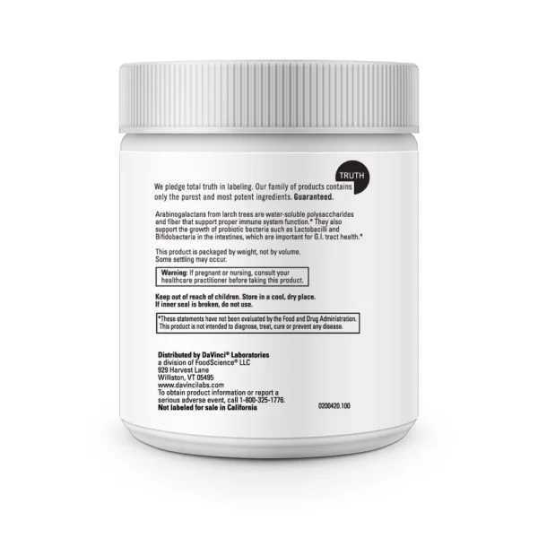 Arabinogalactan Powder Pledge 0200420.100