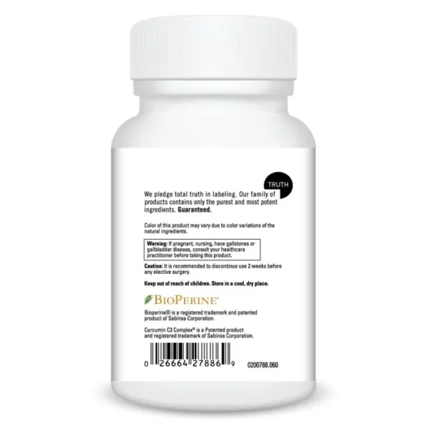 Curcumin C3 Complex 60 caps Pledge 0200788.060