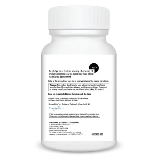 GlucoSynergy 60 cap Pledge 00200262.060