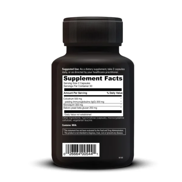 Immuno Benefits 60 caps Ingredients 020047f.060