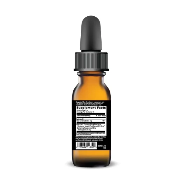 Liposomal Elderberry 15 servings Ingredients 022121l.015