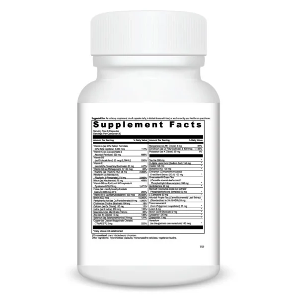 Melatonin-3 120 caps Ingredients 0200370.120