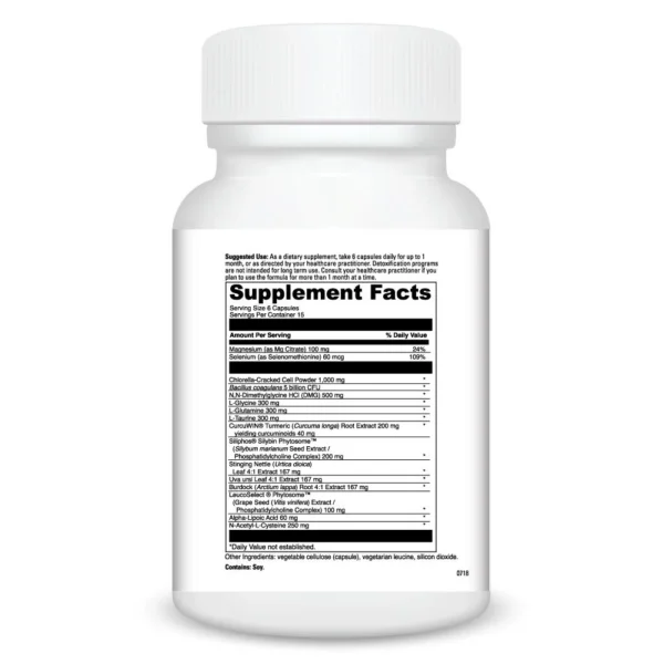 Multi Phase Detox Ingredients