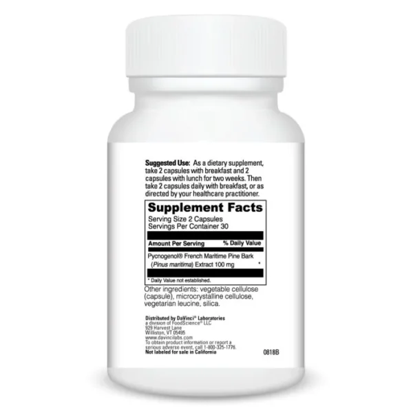 Pycnogenol 50 60 caps INgredients 0200779.060-_r_
