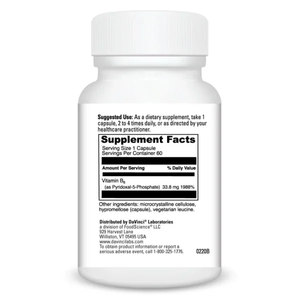 Pyridoxal 5-Phosphate 60 caps Ingredients 0200124.060-_r_