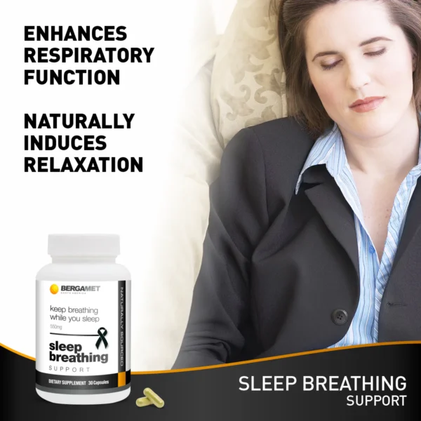 Bergamet Sleep Breathing Support enhances relaxation