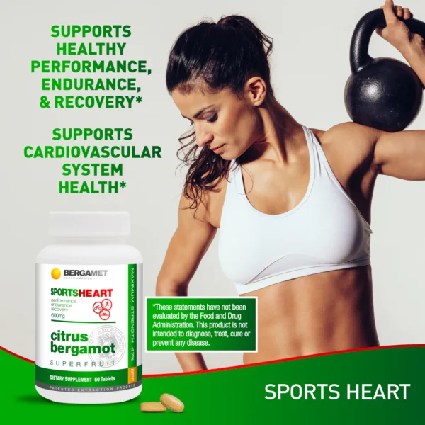 Bergamet Sports Heart supports cardiovascular system