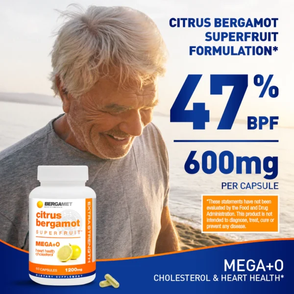 Bergamet Mega+O 600 mg per capsule