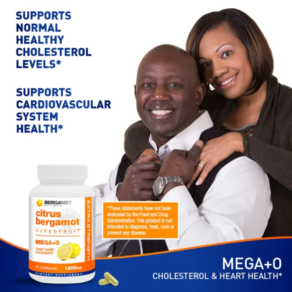 Bergamet Mega+O supports cardiovascular health