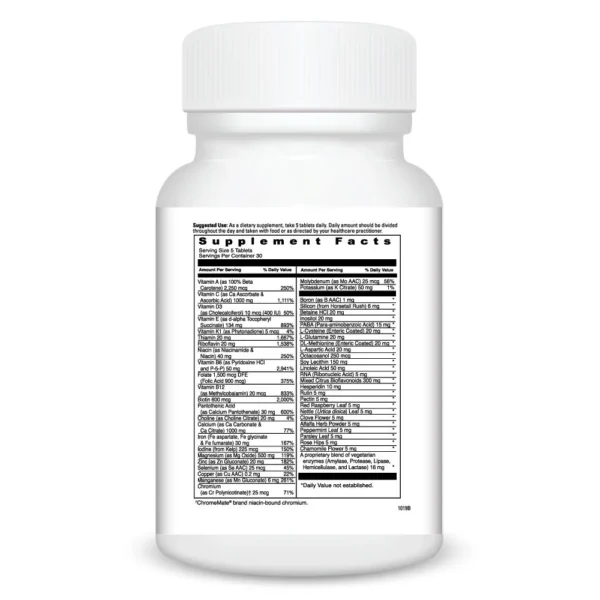 Ultimate Prenatal 150 tabs Ingredients 0200192.150