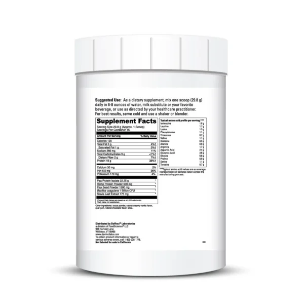 Vegan Protein Chocolate 30 servings Ingredients