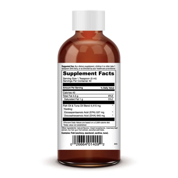 kiddOmega 6.67 oz 40 servings Ingredients 022264j.040