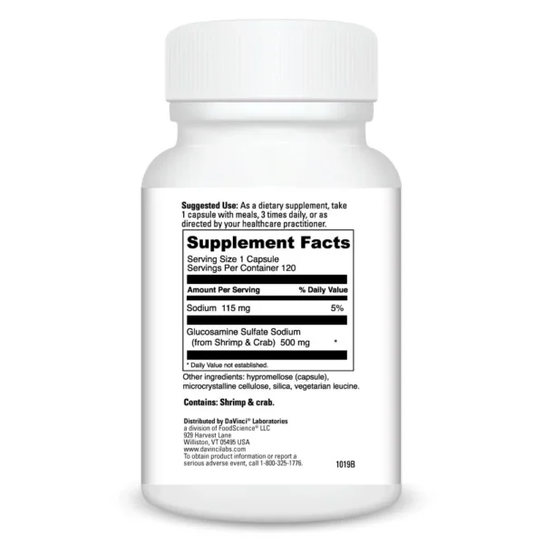 Glucosamine Sulfate 500 mg 120 caps 0200372.120
