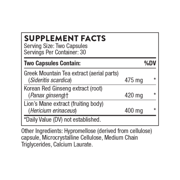 Ginseng Plus 60 caps Ingredients