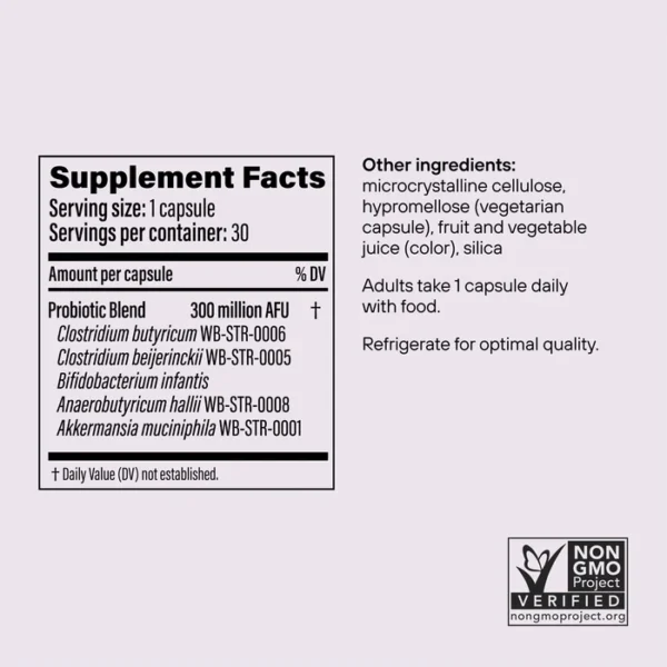 Metabolic Daily Supplement Facts