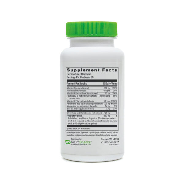 AdreCor with Licorice Root 90 caps Ingredients