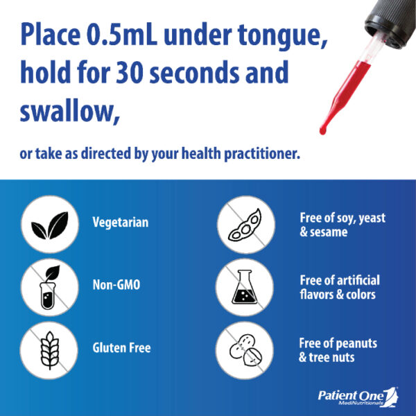 Suggested Use Take 0.5 ml under tongue