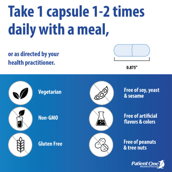 Take 1-2 caps daily with a meal Berberine 500 mg