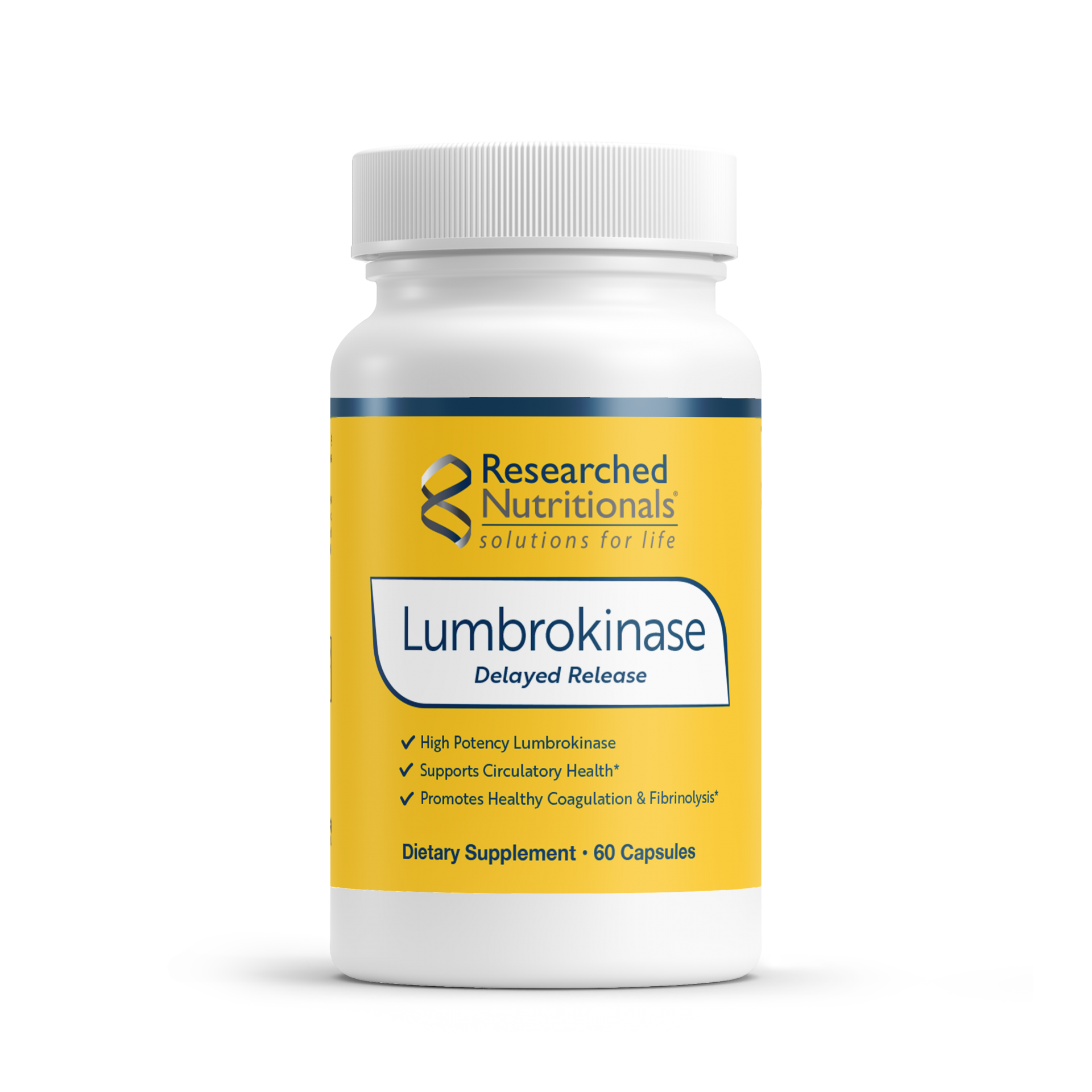 Researched-Nutritionals-Lumbrokinase Delayed Release 60 caps
