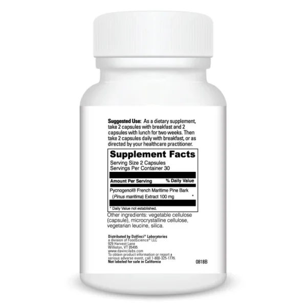 Pycnogenol-50 60 caps Ingredients_0200779.060