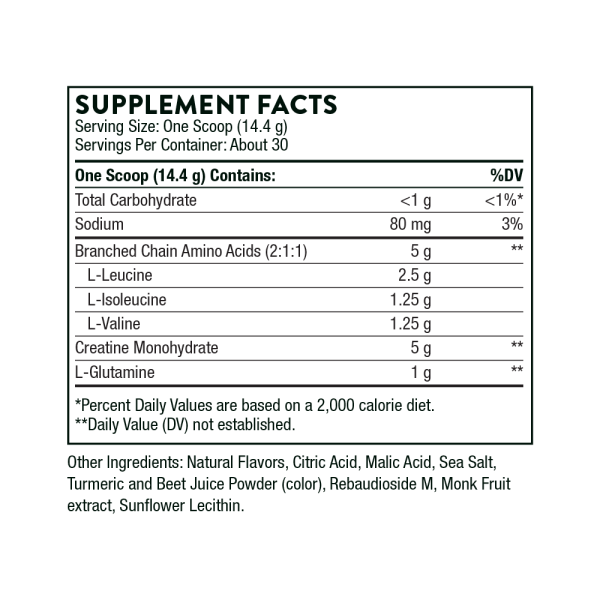 Creatine + BCAAs 15.2 oz SF912